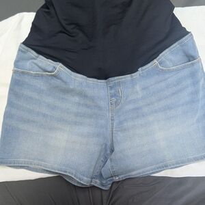 Women's Blue Denim Shorts